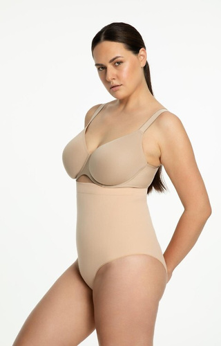 441 Julimex Bezešvé zeštíhlující kalhotky - vysoký pas, bezešvé