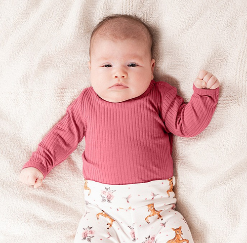 216097 Lala - Nicol dětské body, bavlna, dlouhý rukáv