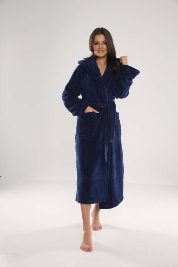 807 Dlouhý dámský župan Luna II Forex - námořnická modř