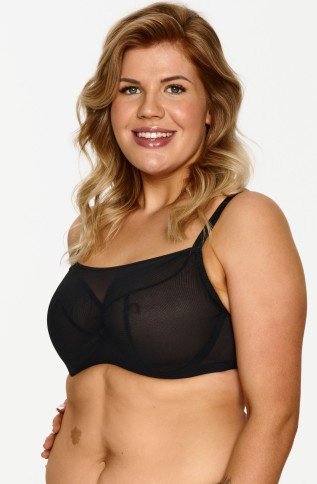 131 Měkká podprsenka Lupoline - černá