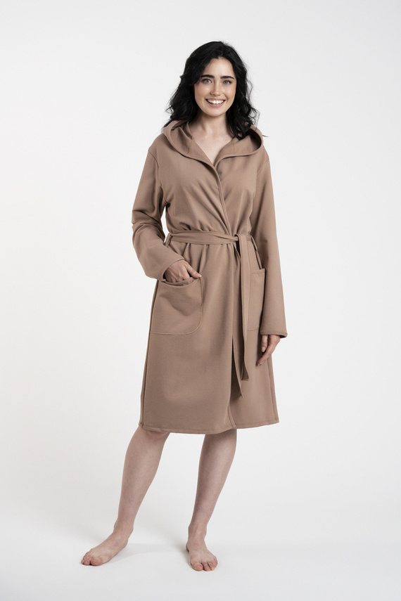 Karina Dámský župan Italian Fashion - velbloudí