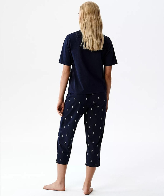 Dámské pyžamo Atlantic NLP-511 100% bavlna pohodlí 3/4 kalhoty