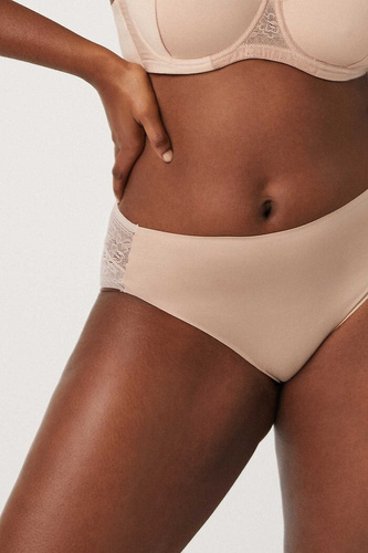 19671 Béžové kalhotky Ysabel Mora - krajkové, ženské, pohodlné