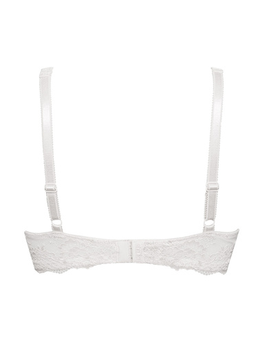 2442 Podprsenka Wonderlace - krajková, měkká, s kosticí a nastavitelnou velikostí Sielei bílá