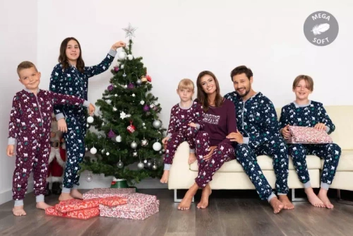 Sid Dětské pyžamo Italian Fashion - vínový potisk