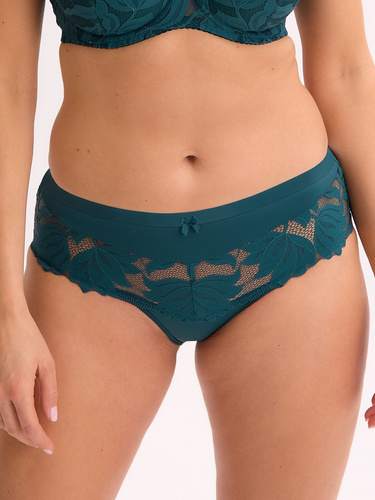 GFP 1134 Keto Gaia dámské kalhotky - zelené, klasické s krajkou