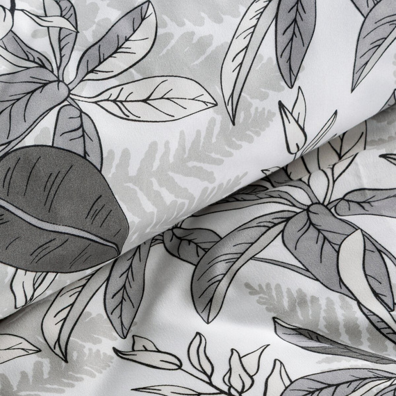 Povlečení Cassie Design 91 květinové oboustranné měkké na zip