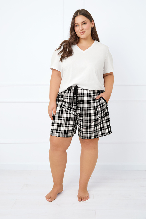 Klara Dámské krátké pyžamové kalhoty Italian Fashion - potisk