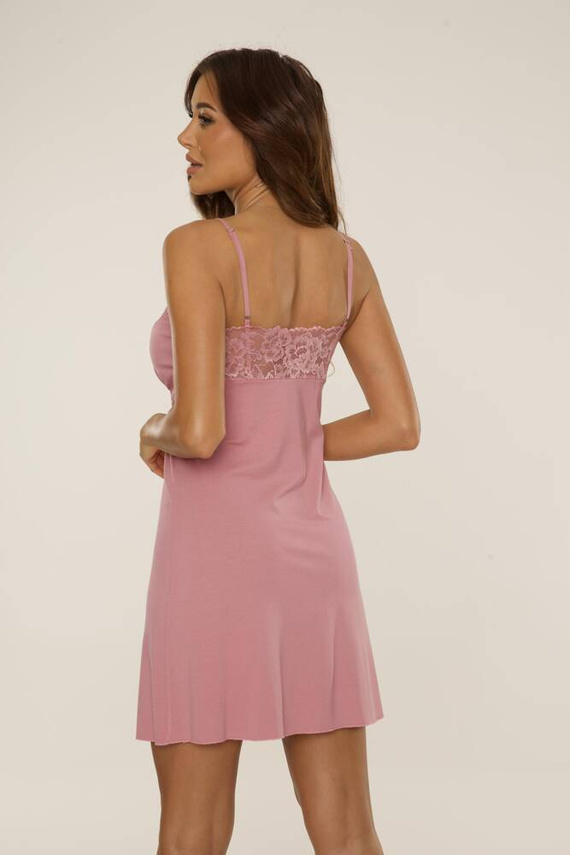 639 Noční košile Noela De Lafense - špinavě růžová