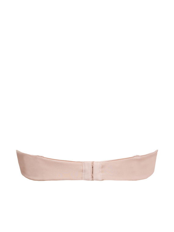 1580 Push-up podprsenka Fantastic - bandeau, mikrovlákno Sielei beige