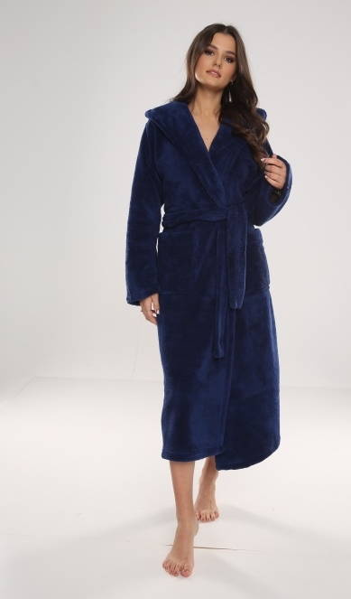 807 Dlouhý dámský župan Luna II Forex - námořnická modř