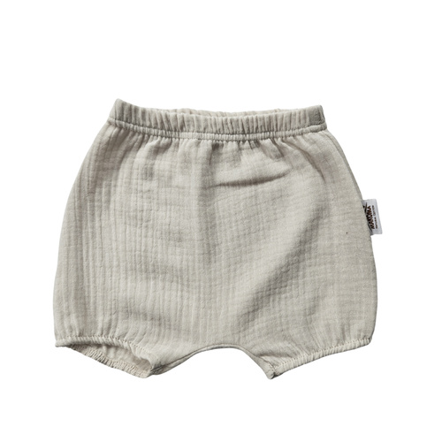 Baby blossoms Just Muslin 40235BE Makoma béžový 100% bavlněný mušelín, na gumičce