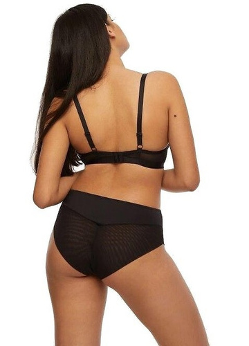 Klasické dámské kalhotky Comfort Kinga P-861/2 černé - lesklé mikrovlákno, dvojitá síťovina, perfektní střih a prvotřídní pohodlí