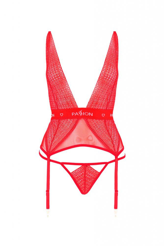 Mirajane Corset dámský korzet Passion red