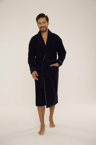 735 Manuele pánský župan De Lafense - tmavě modrý