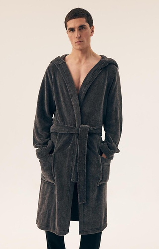 43012 Pánský župan s kapucí Mild Henderson - hřejivý a měkký