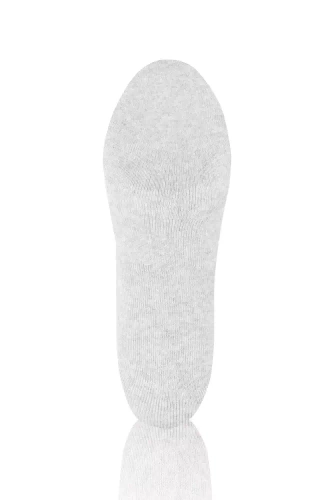 S150D Poloviční froté dlouhé ponožky Italian Fashion - světlý melír