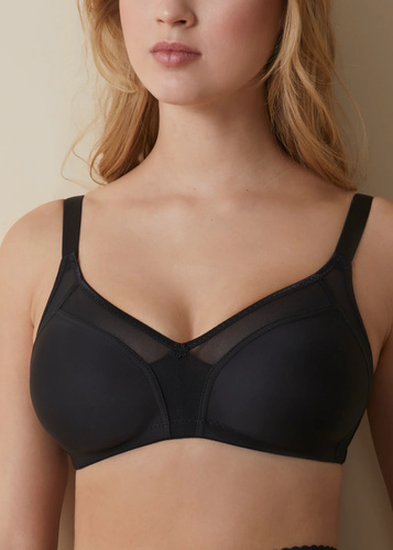 Estella Selene Soft Bra Black - Měkká podprsenka bez kostic, každodenní pohodlí