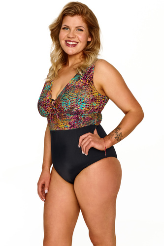 Plavky Lupoline Greta jednodílné modelující V výstřih