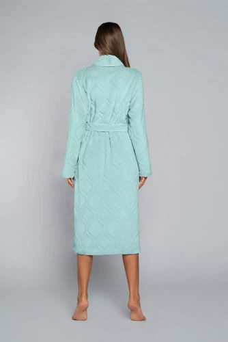 Dámský fleecový župan Morena Italian Fashion - mátový