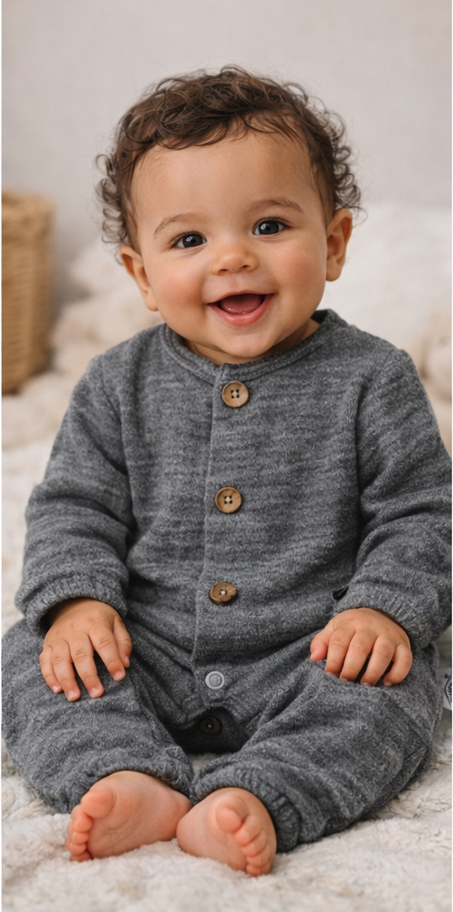 Prostě mušelínové pyžamo 02235BSN Makoma navy - lehké, prodyšné, 100% bavlna