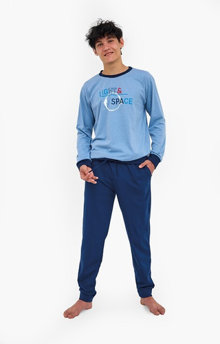 998/57 Cornette F&Y mládežnické pyžamo - bavlna, dlouhý rukáv, kalhoty