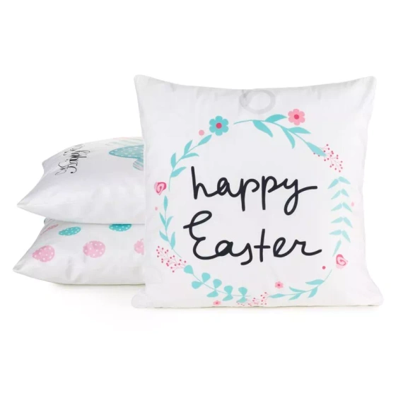 Eurofirany Wiosna 4– dekorativní velikonoční povlak stylový