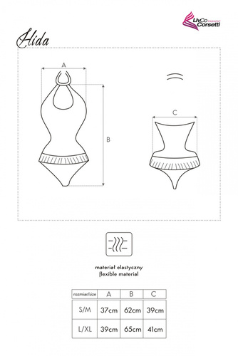 Hida LC 8090 LivCo Corsetti Dámská móda Body