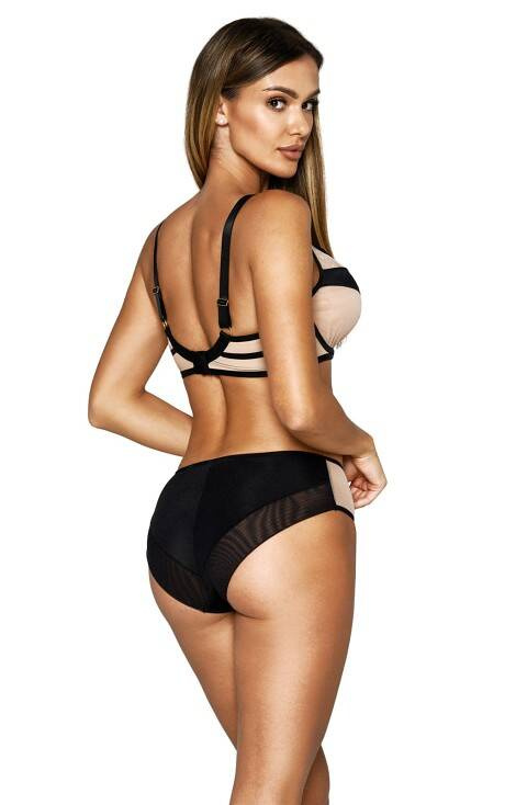 SC-959 Lou II Soft bra Kinga - černo-béžová