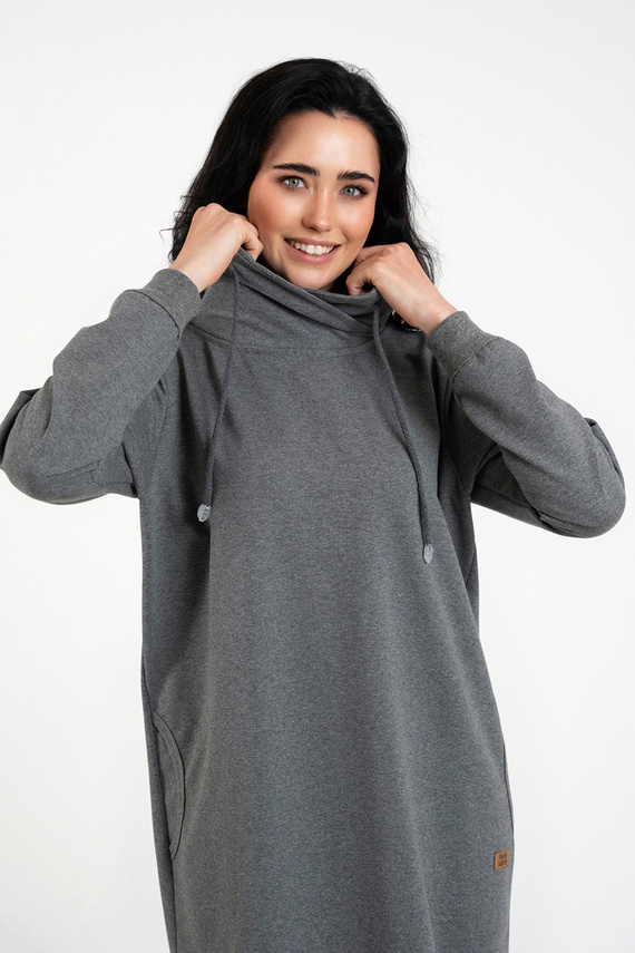 Malmo dámská tunika s dlouhým rukávem Italská móda - ¶r. melange