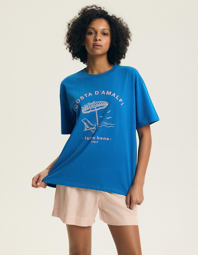 Letní pyžamo 44479 Edris bavlna a viskóza