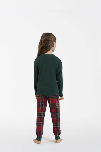 Tess Dětské pyžamo Italian Fashion - zelené/potisk