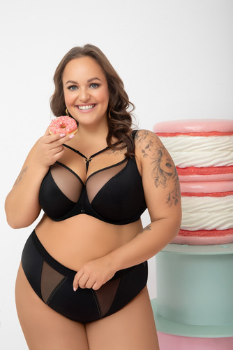 Gorsenia F005 Marisa – vyšší plné kalhotky z microfibry