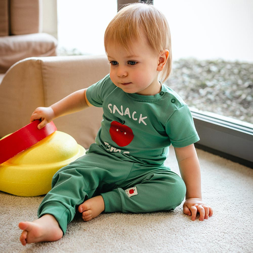 Dětské kalhoty Eevi Snack Time bavlna elastické pohodlné