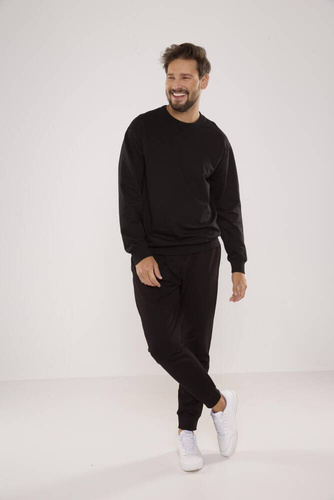 728 Pánská mikina Just Forex - černá