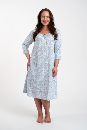 Noční košile Antonia Italian Fashion - modrý potisk