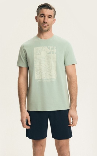 Pánské pyžamo 44503 Brook Henderson 100% bavlna, krátký rukáv