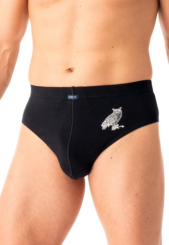 Pánské slipy MPP 703 B25 Key grey black - bavlna, 2 balení v krabičce, pohodlí a styl