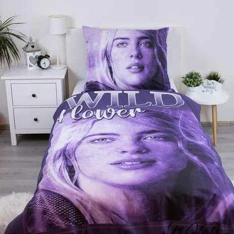 Povlečení Billie Eilish 140x200 bavlna Jerry Fabrics na zip
