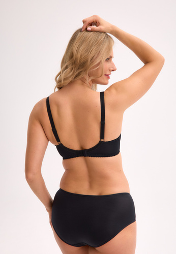 GFP 049 Daphne Gaia dámské kalhotky - černé, elegantní a krajkové