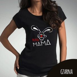 Bluzka dla mamy "BUNNY MAMA" Moocha czarny