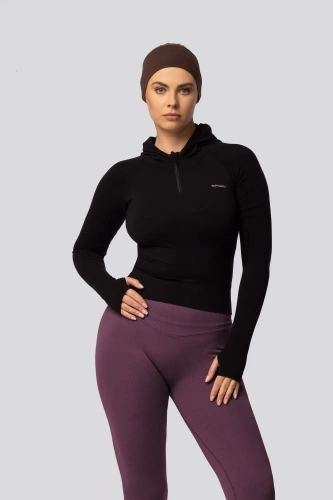 Legíny push-up Spaio PRO vysoký pas krycí tvarující plum