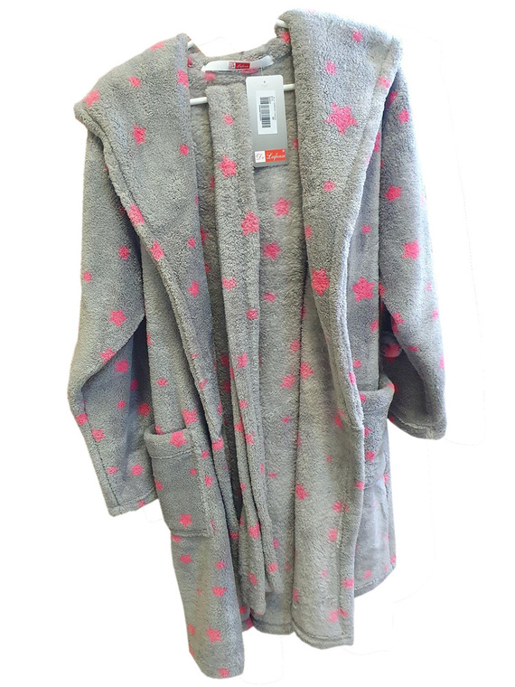 673 Stars Forex Dámský krátký župan - šedý