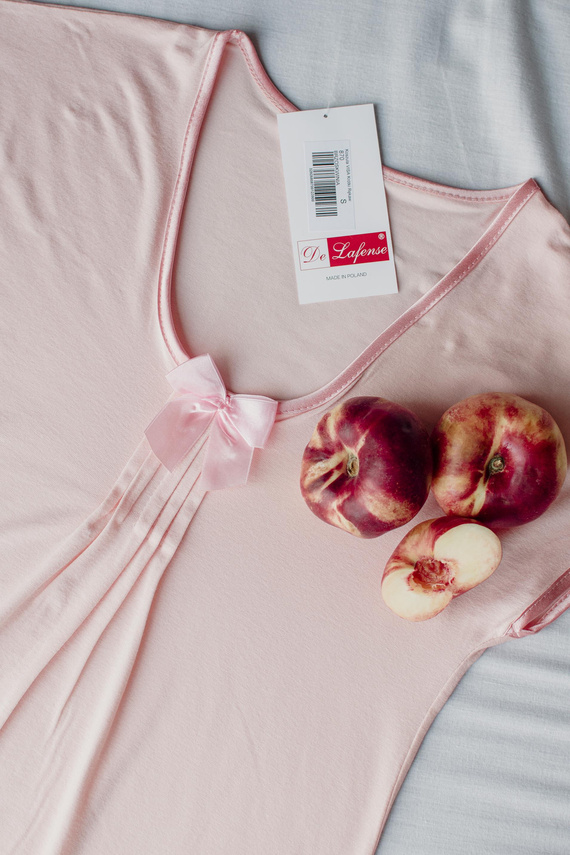 870 Visa De Lafense noční košile - broskvová