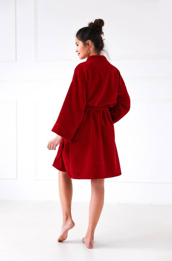 Dámský župan na kolečkách Sensis - červený