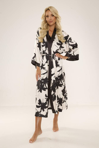 734 Brianna Dámský župan De Lafense - černý