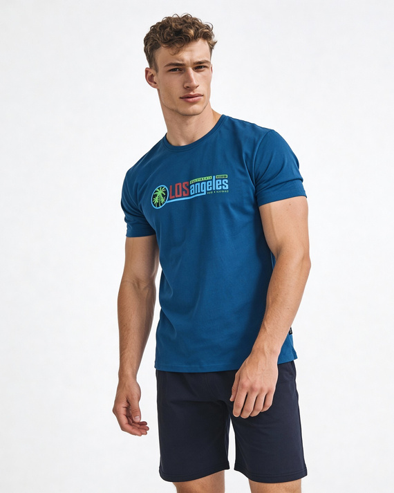 Cornette F&Y 500/54 Los Angeles– dětské pyžamo pro chlapce 100% bavlna s krátkým rukávem