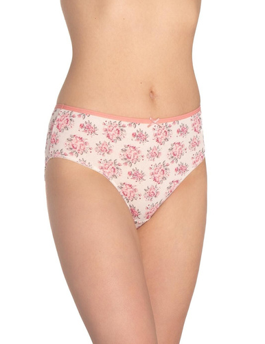 L-122BI-62 Dámské kalhotky Lama 3-pack, bavlna, klasický střih šedá ecru vínová