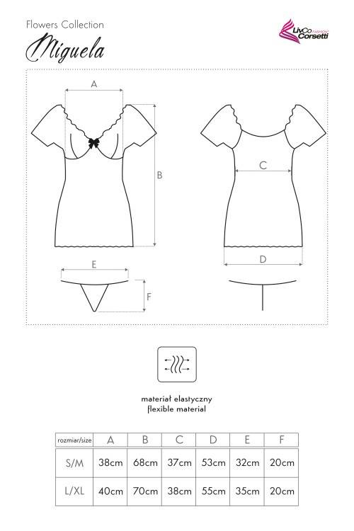 Miguela LC 30028 Dámská dvoudílná souprava LivCo Corsetti Fashion