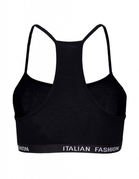 Nikola Dívčí podprsenka s úzkými ramínky Italian Fashion- černá